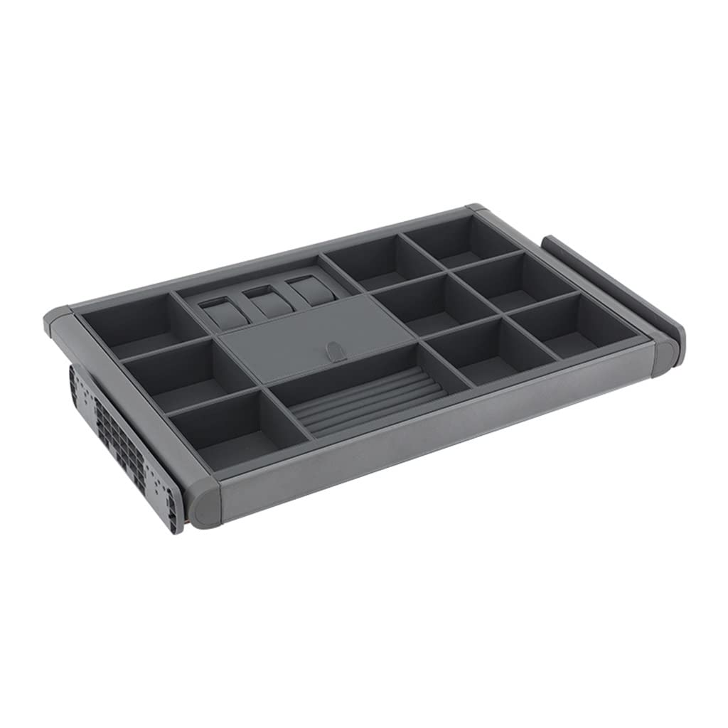 3FLQOOPP Women's Jewelry Box in Wardrobe, Cloakroom Sliding Drawers Organizer, Men's Belts, Ties, Watch Storage Boxes, for Men,Ladies