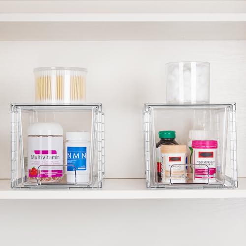 Vtopmart Large Stackable Storage Drawers