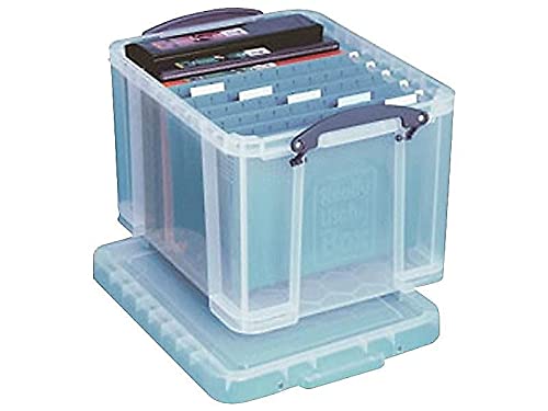 Really Useful Box 32 Liter Snap Lid Storage Bin. 3-Pack