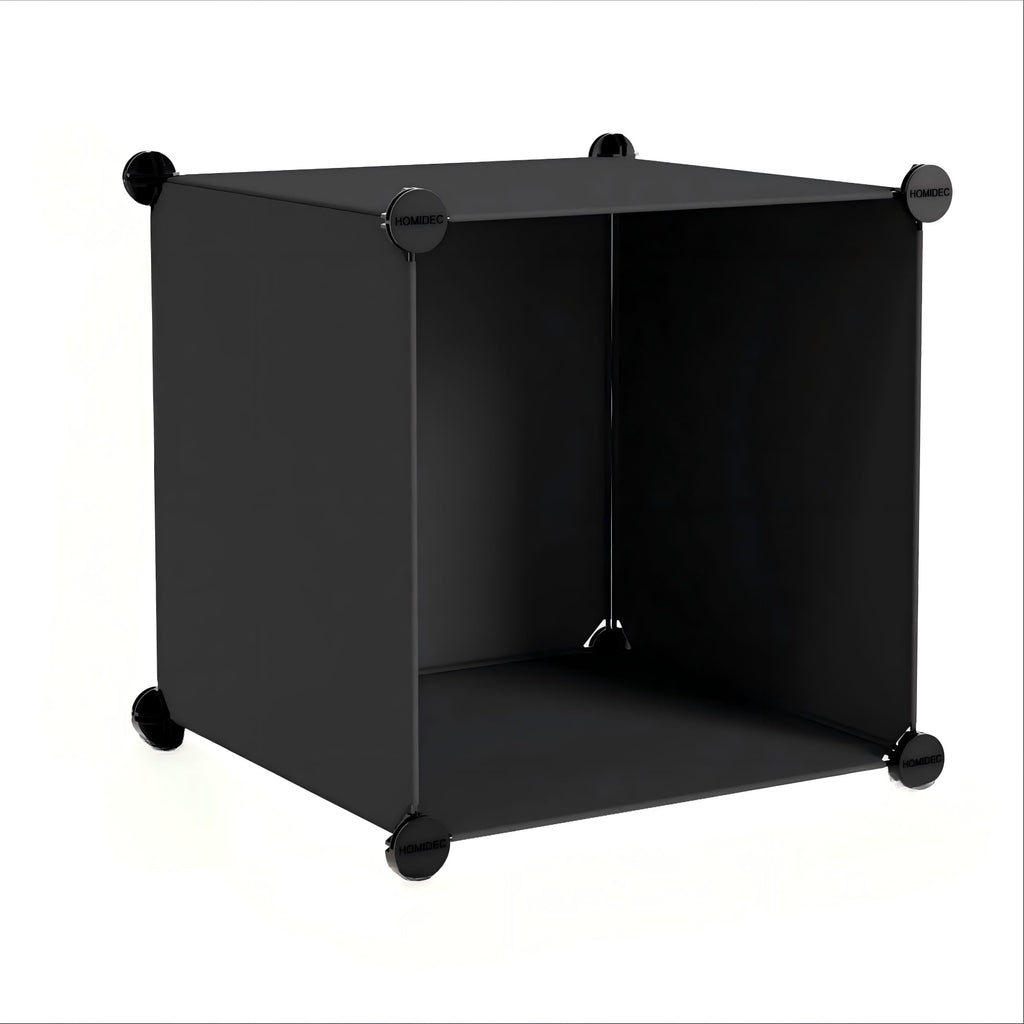 HOMIDEC Closet Organizers and Storage, 9 Cube Storage Organizer, Black