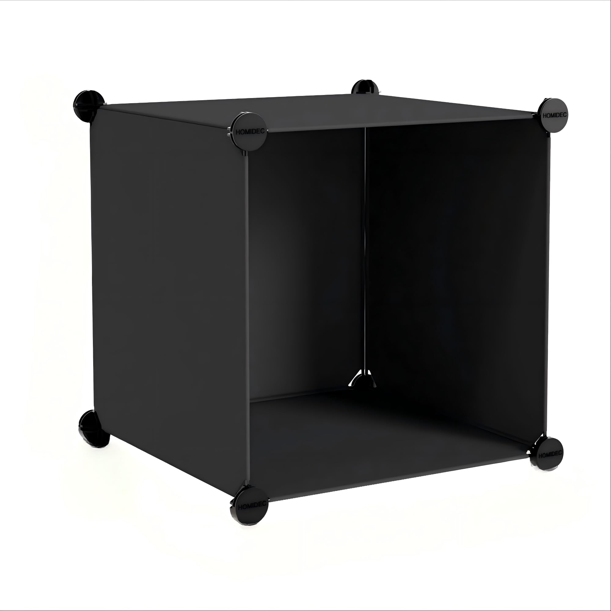 HOMIDEC Closet Organizers and Storage, 9 Cube Storage Organizer, Black