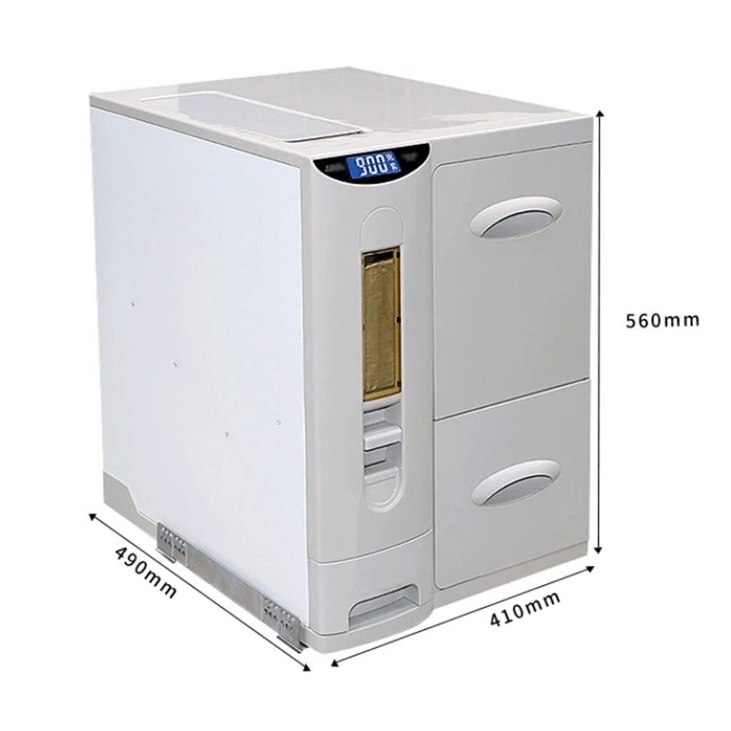 YIORYO Rice Dispenser, Multifunctional High-Capacity Kitchen Rice Flour Box, Embedded Rice Storage Container, Sealed Kitchen Food Container Cereal Dispensor