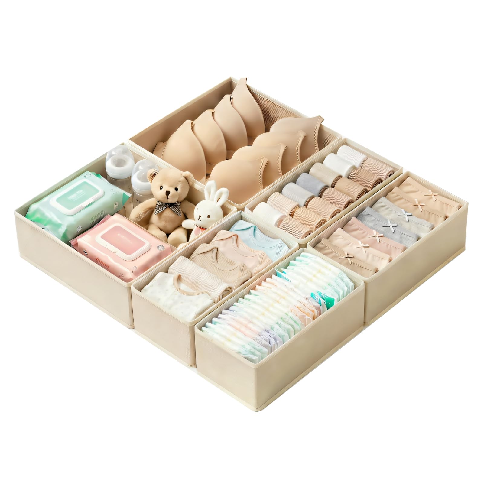 ALFSPEJO Drawer Organizer Set
