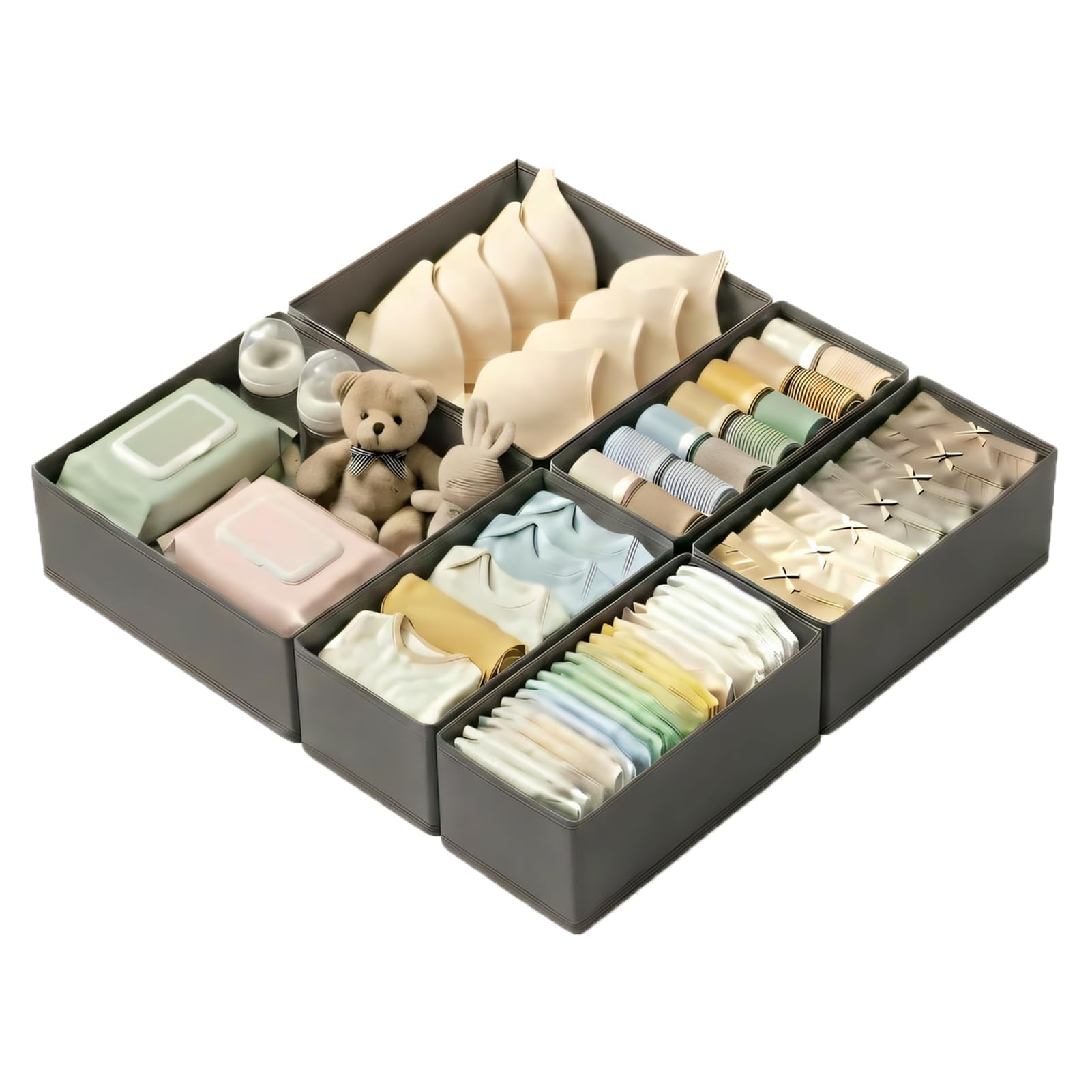 ALFSPEJO Drawer Organizer Set