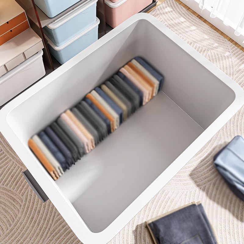 NSUQOA JSEIAJB Drawer Storage Box, Wardrobe, Clothing Storage Box, Plastic Transparent Storage Box。