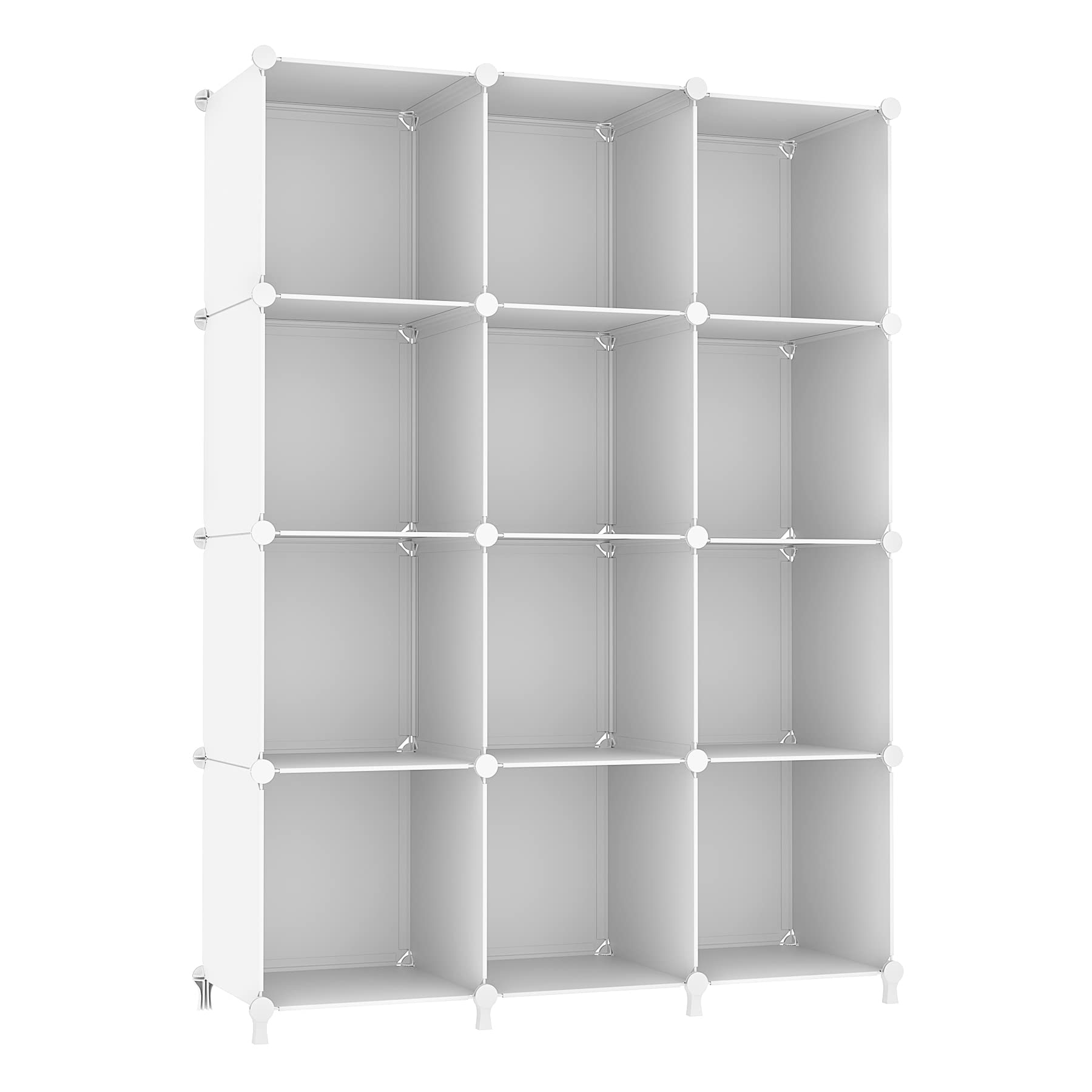 AWTATOS Cube Storage Organizer, Plastic Cube Shelf Organizer, DIY Closet Organizers Storage Shelves