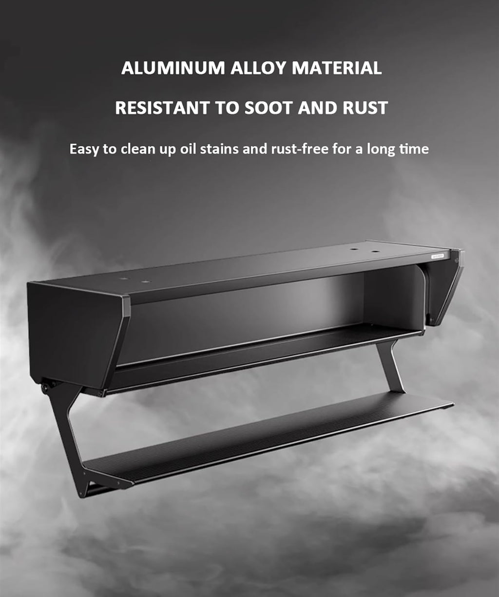 ZXFNVXC Pull Down Cabinet Organizer, Retractable Large Capacity Storage Shelf, Aluminum Storage Shelf, for Coffee Cabinet Pantry Kitchen Closet, Black,Black-80cm/31.5in