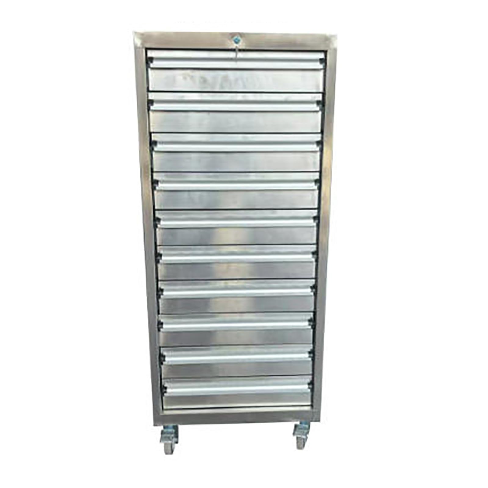JOSOGO Rolling Metal Tool Cabinet, Drawer Lockable Tool Chest with Wheels, 2 in 1 Detachable Steel Tool Storage Organizer for Garage Repair Shop