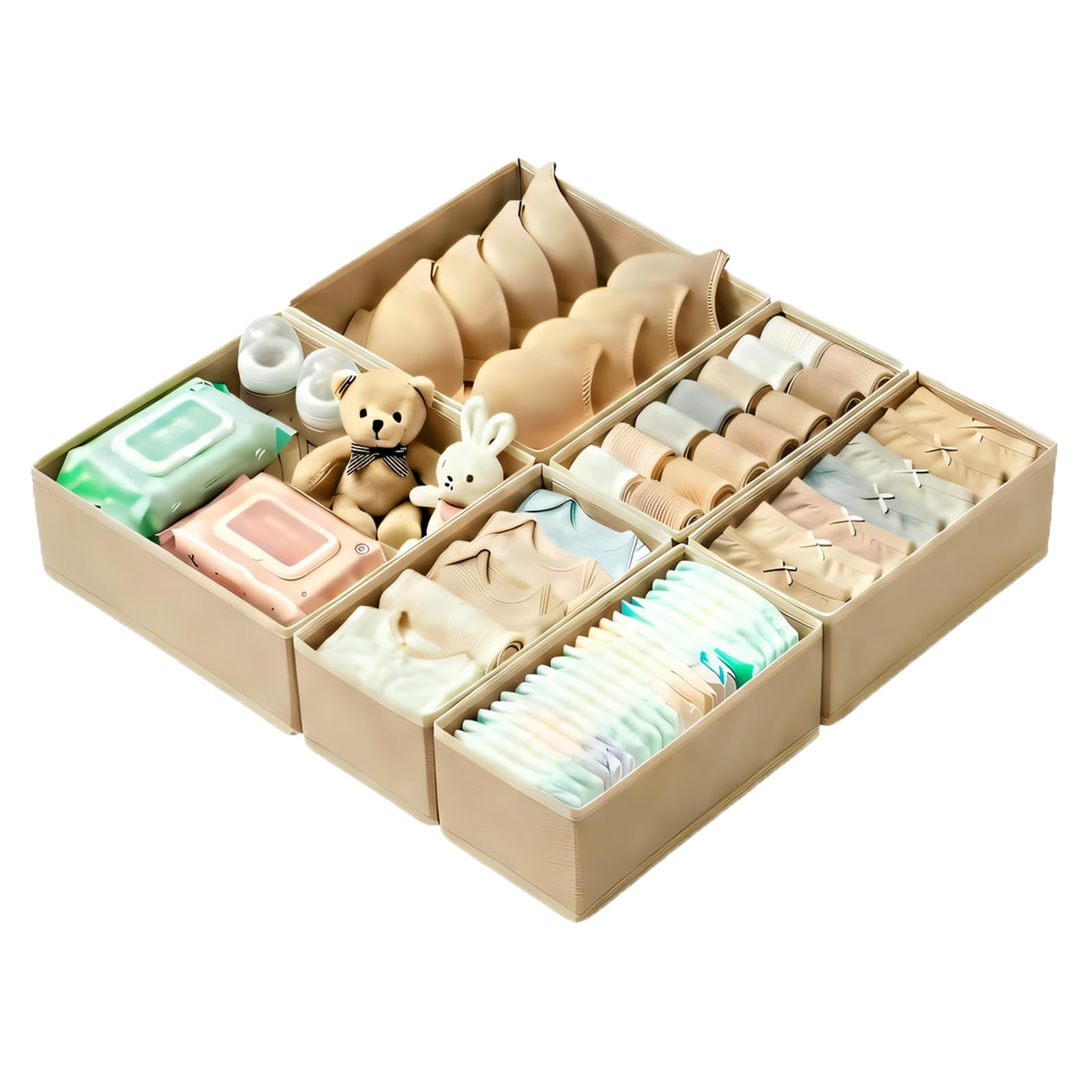 ALFSPEJO Drawer Organizer Set