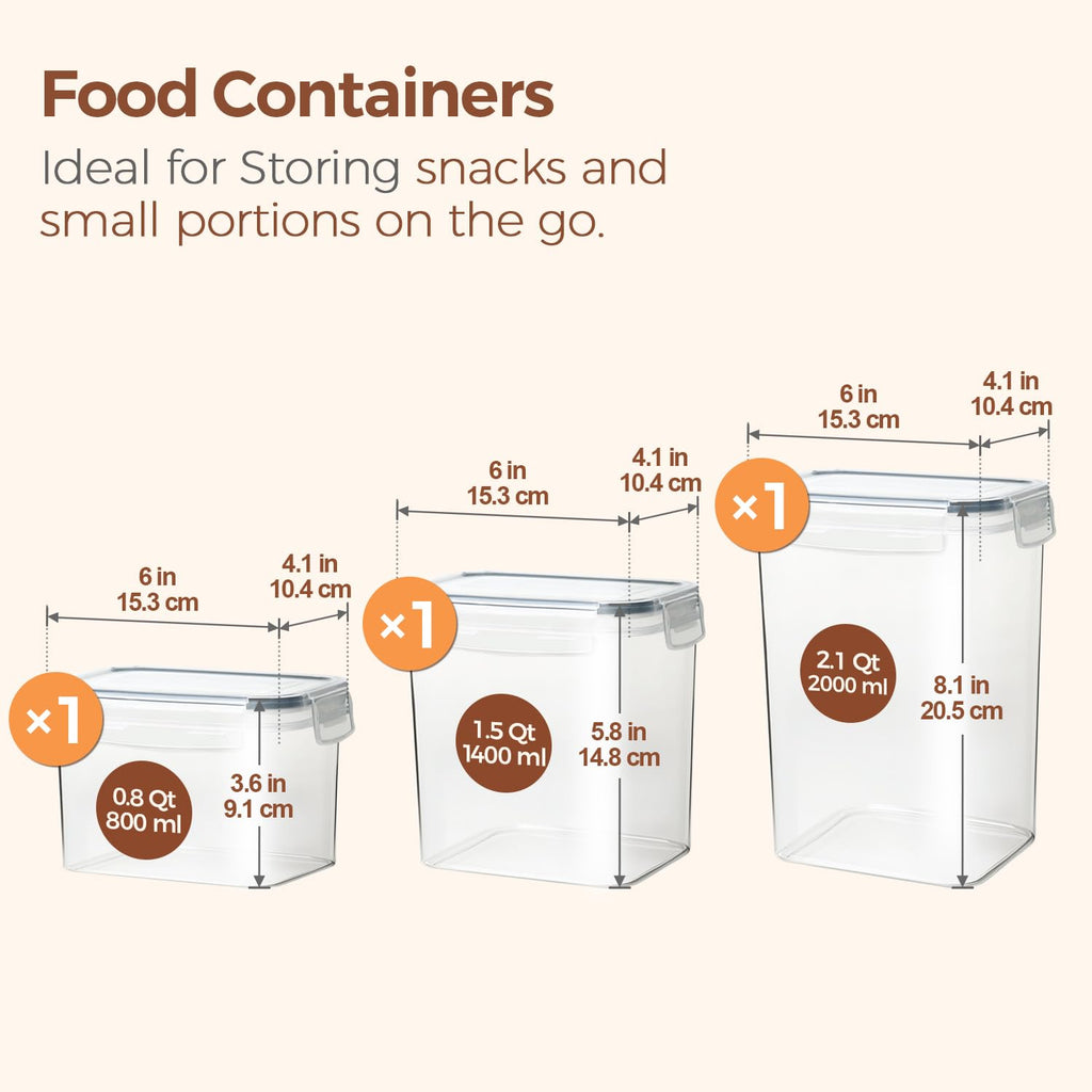 ComSaf Plastic Food Storage Container
