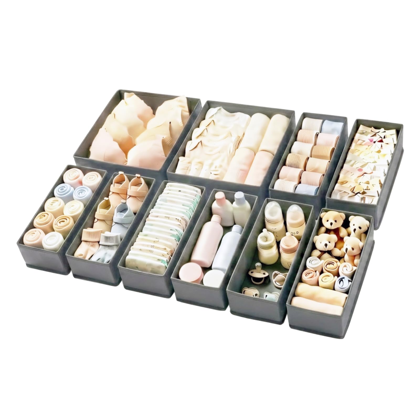 ALFSPEJO Drawer Organizer Set