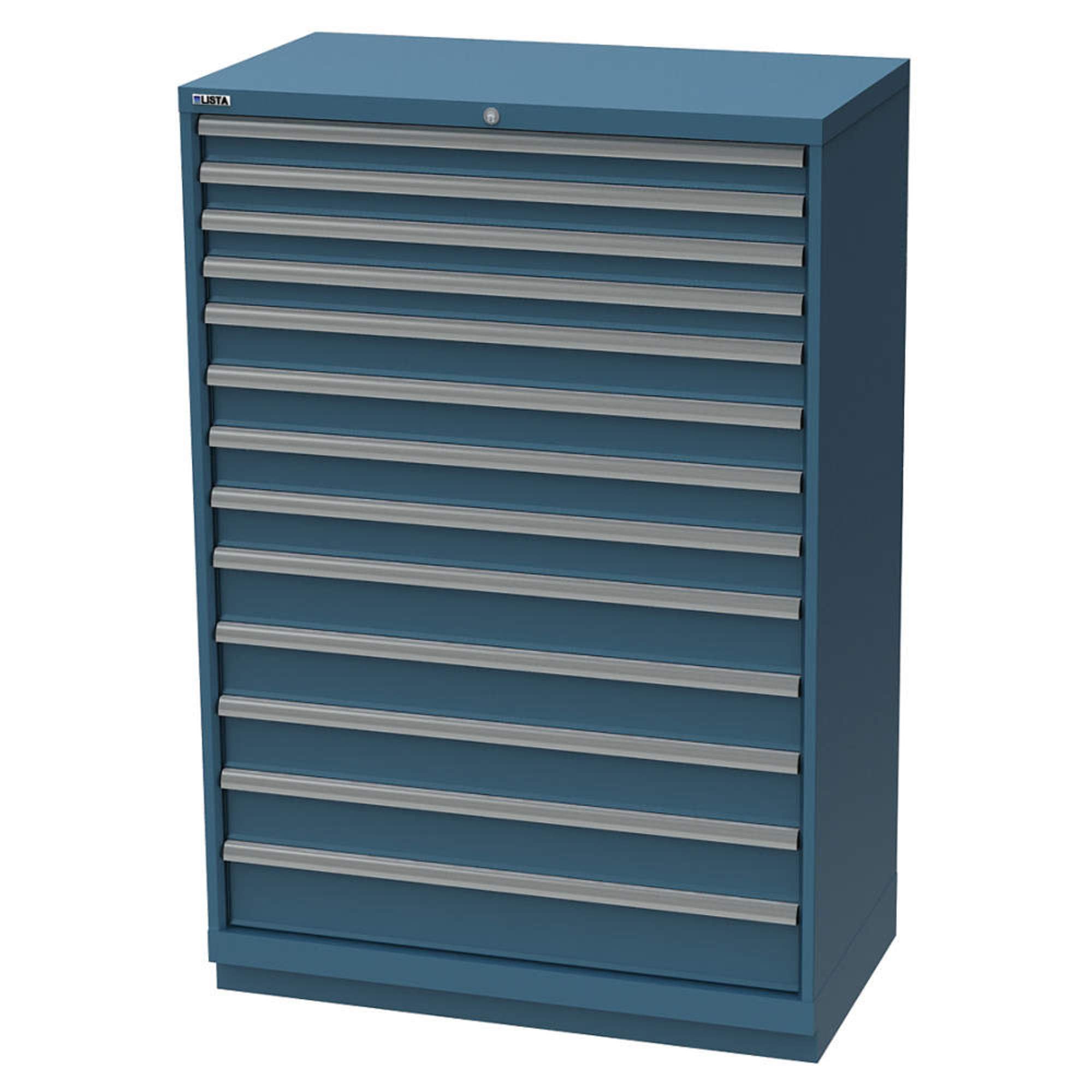 Lista / Stanley Black & Decker - HS13-1320A-FTKACB Modular Drawer Cabinet: 40 1/4 in x 22 1/2 in x 57 1/8 in, 12