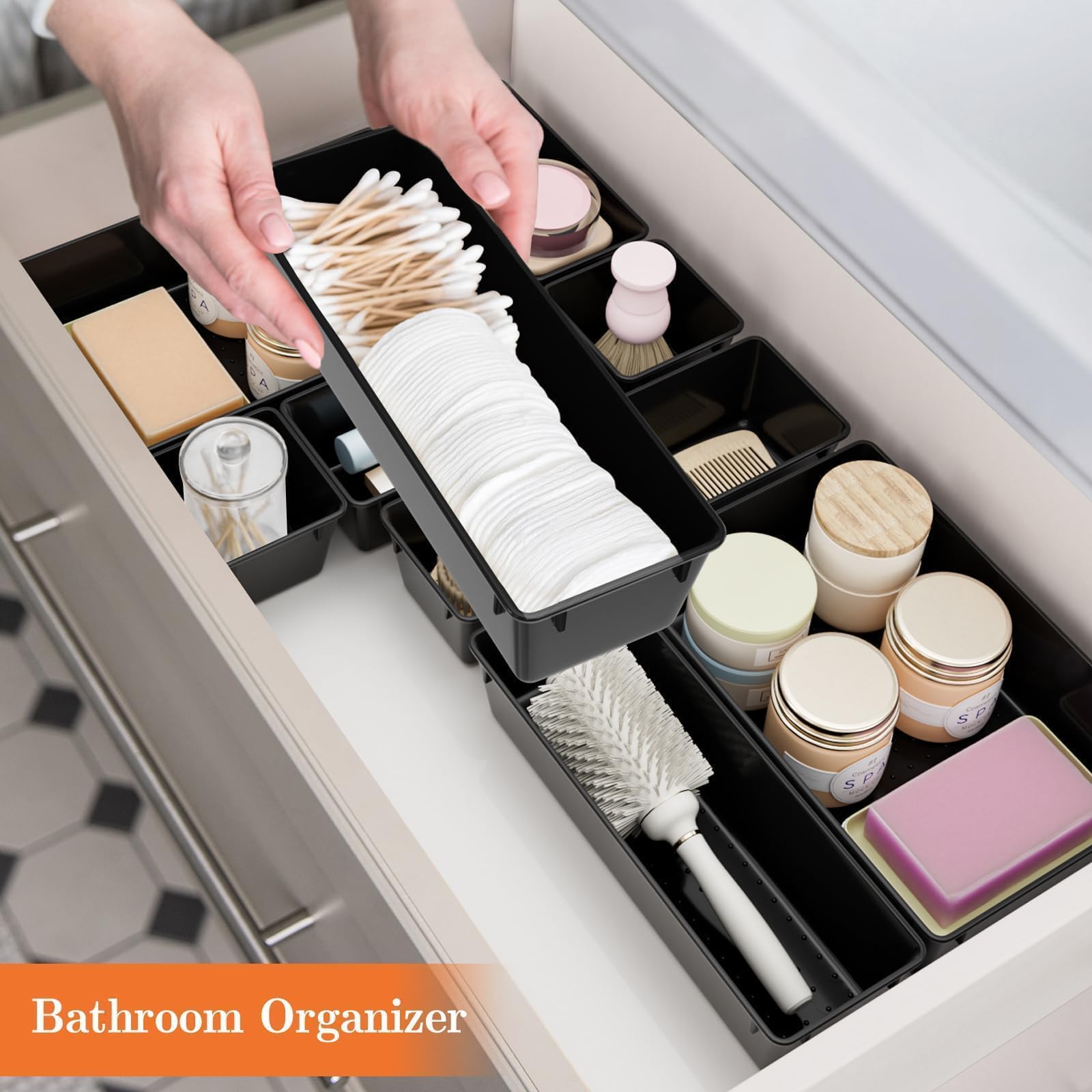 SpaceHacks 25 PCS Plastic Drawer Organizer