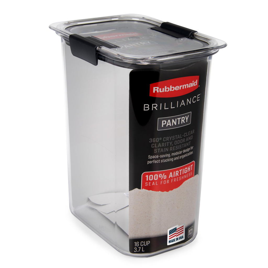 Rubbermaid Brilliance Pantry Plastic Food Storage Containers