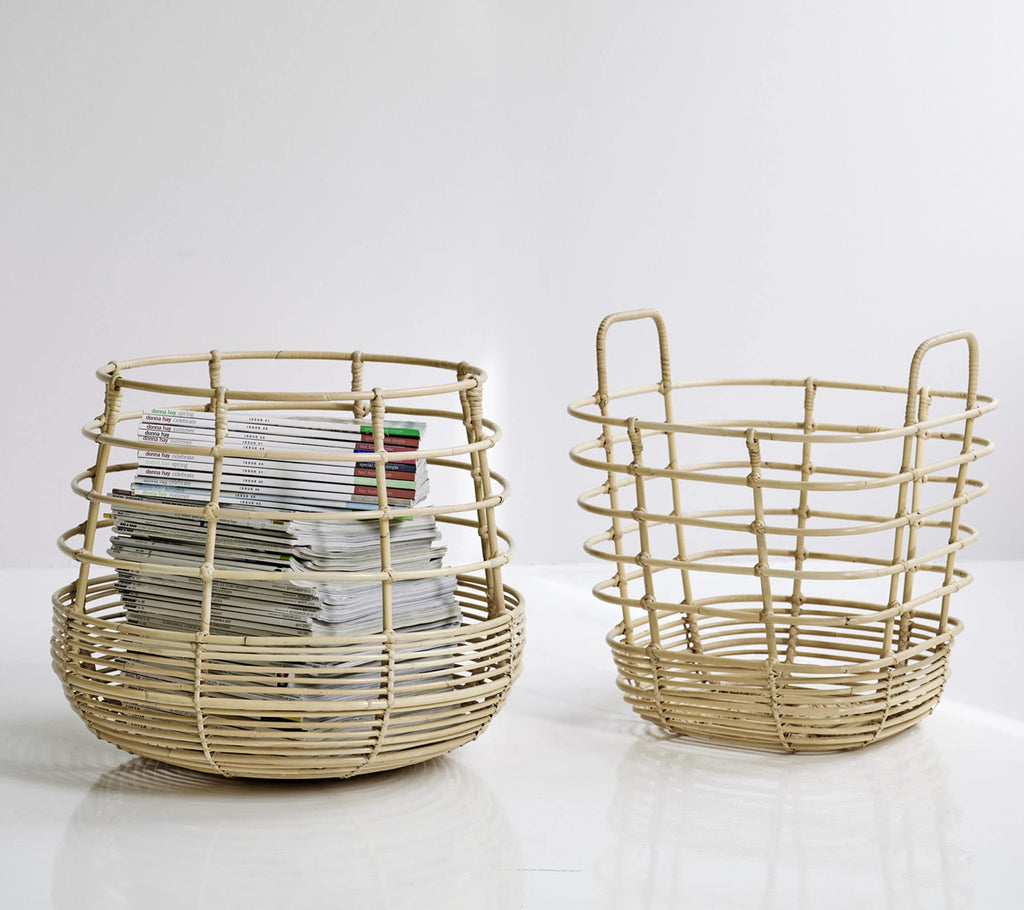 Square Rattan Sweep Basket by Cane Line