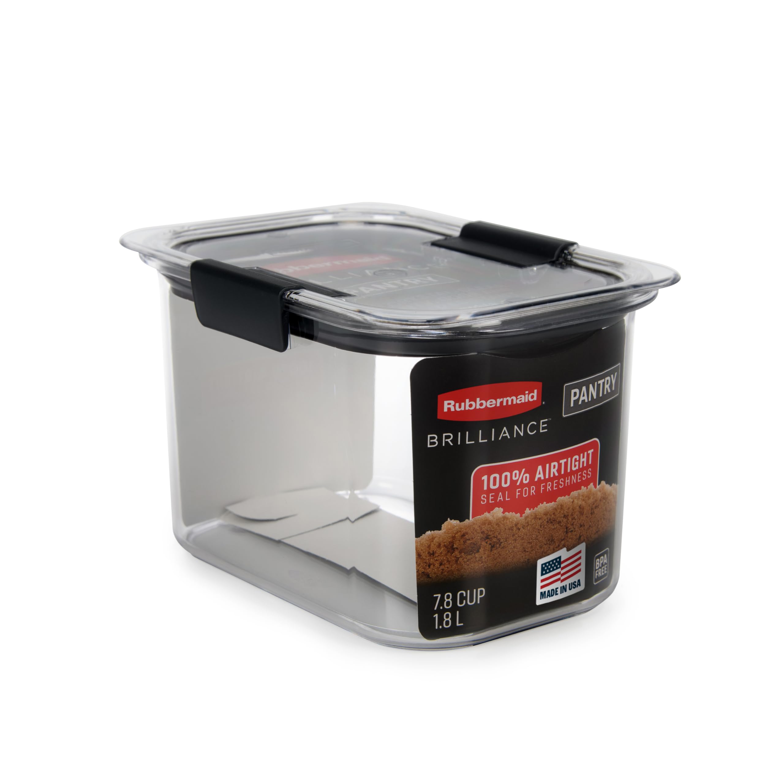 Rubbermaid Brilliance Pantry Plastic Food Storage Containers