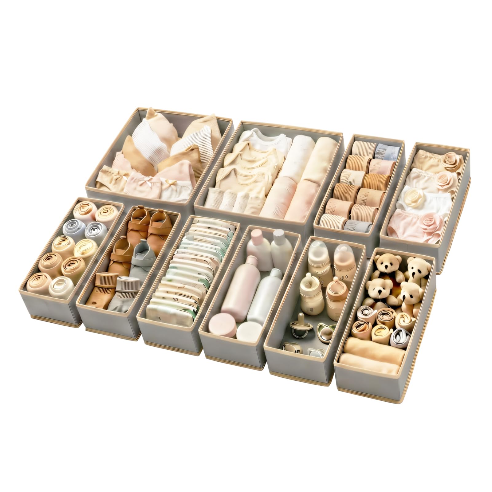 ALFSPEJO Drawer Organizer Set