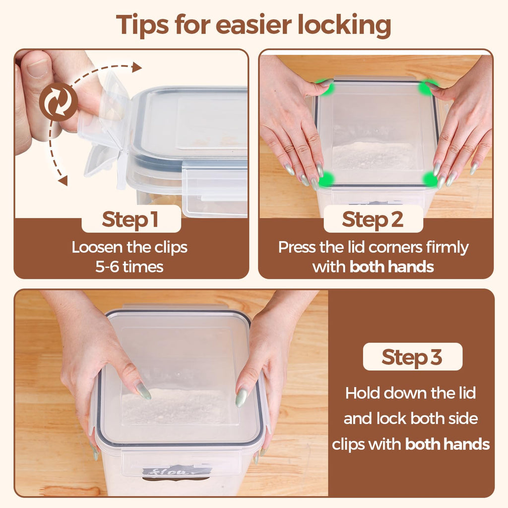 ComSaf Plastic Food Storage Container