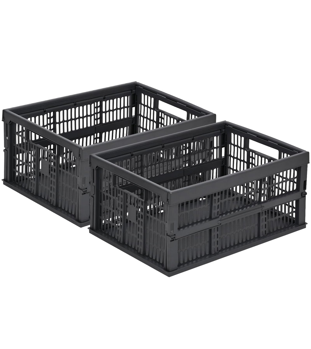 HUUSMOT Collapsible Small Plastic Storage Baskets