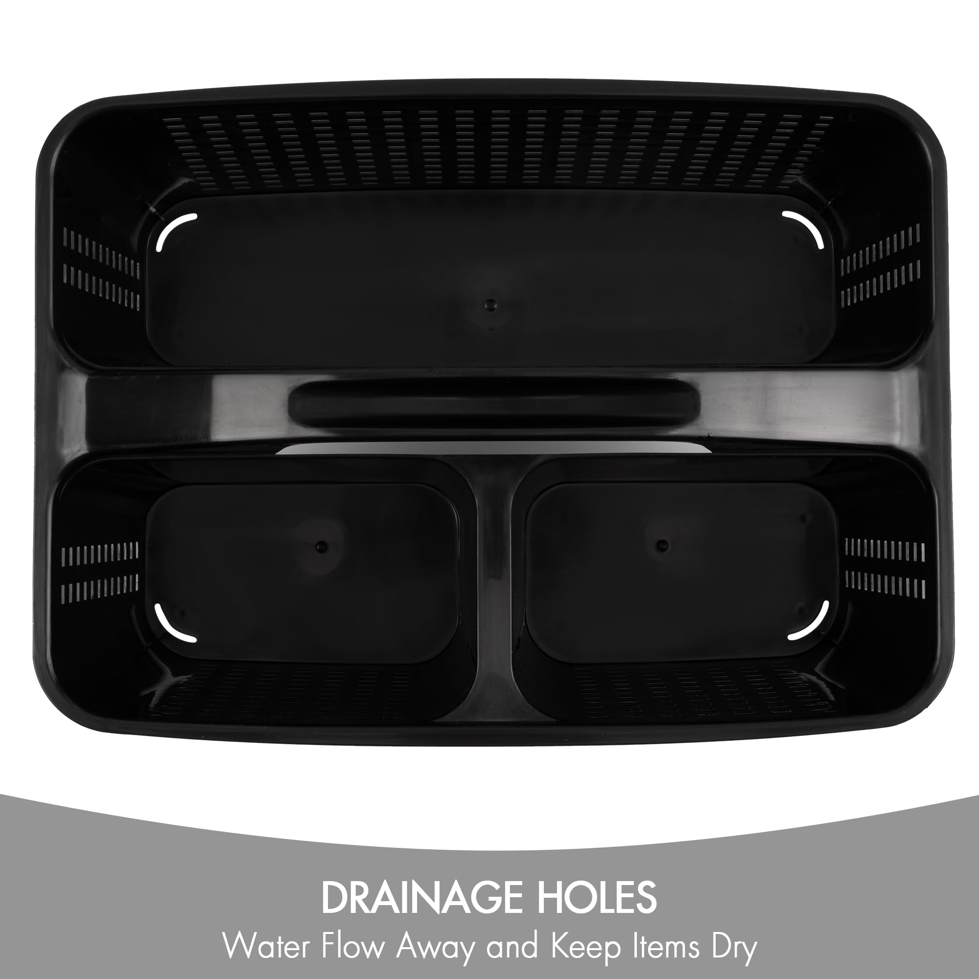 Tiawudi Cleanning Caddy Basket Plastic Storage Shower Caddy Bucket with Handle for Garden, Cleaning Supplies
