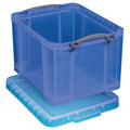 Really Useful Box 32 Liter Snap Lid Storage Bin. 3-Pack