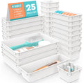 SpaceHacks 25 PCS Plastic Drawer Organizer