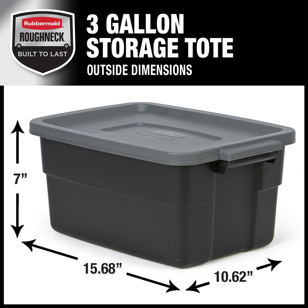 Rubbermaid Roughneck Black and Gray
