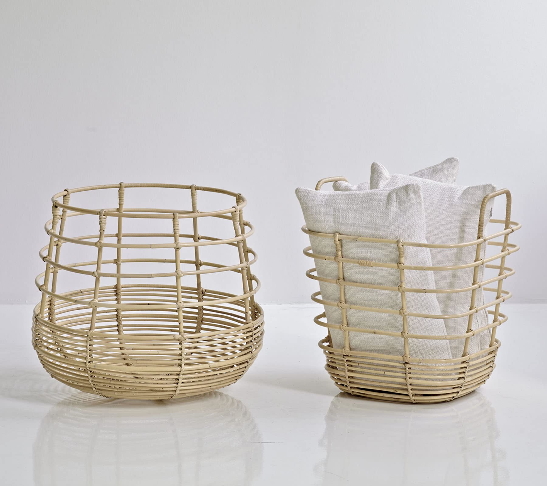 Square Rattan Sweep Basket by Cane Line