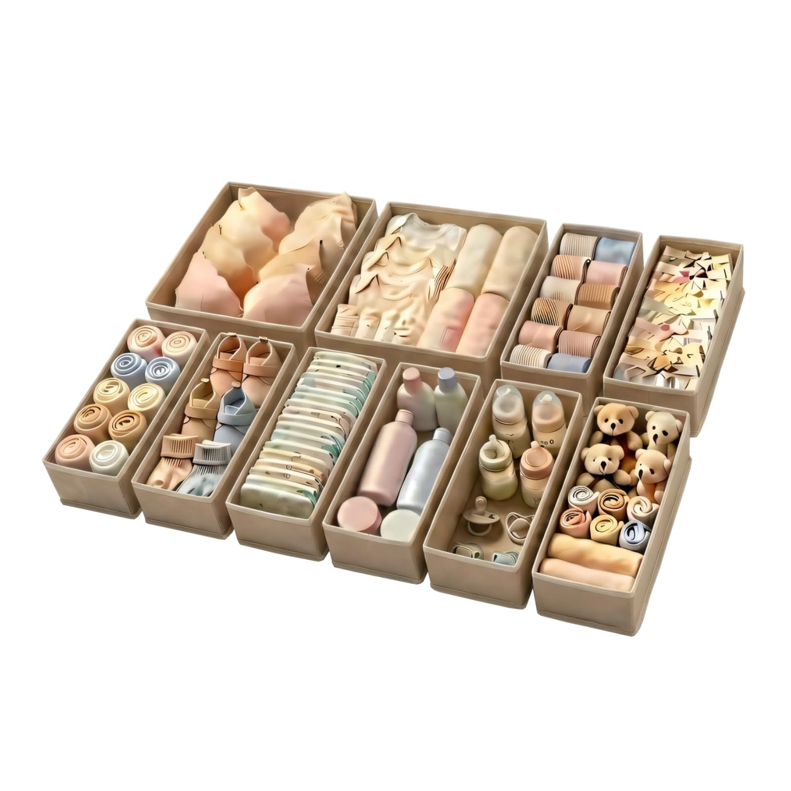 ALFSPEJO Drawer Organizer Set