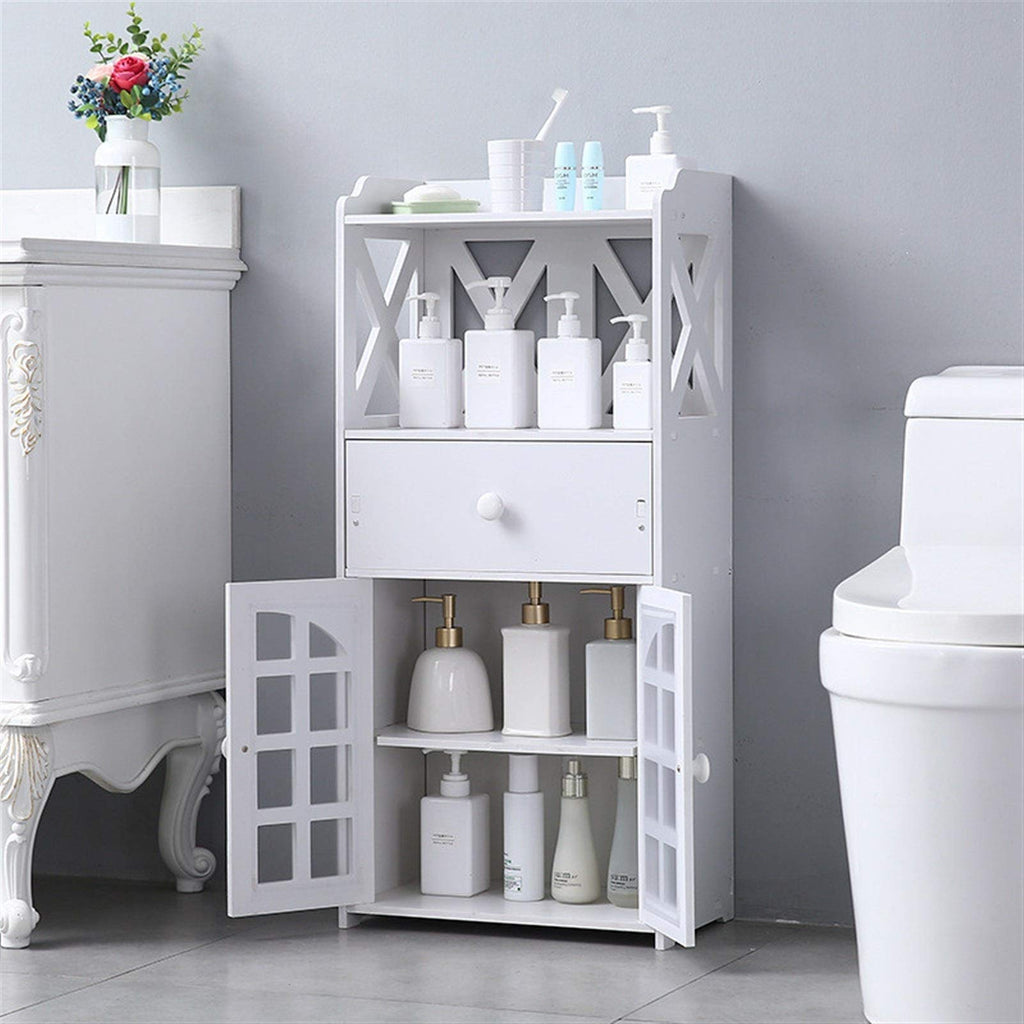 Floor Standing Bathroom Cabinet Storage Home Furniture Washbasin Shower Corner Shelf Rack for Plants Sundries Storage Organizer