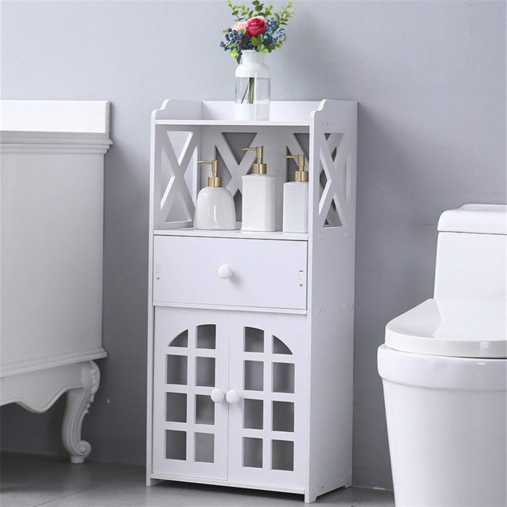 Floor Standing Bathroom Cabinet Storage Home Furniture Washbasin Shower Corner Shelf Rack for Plants Sundries Storage Organizer