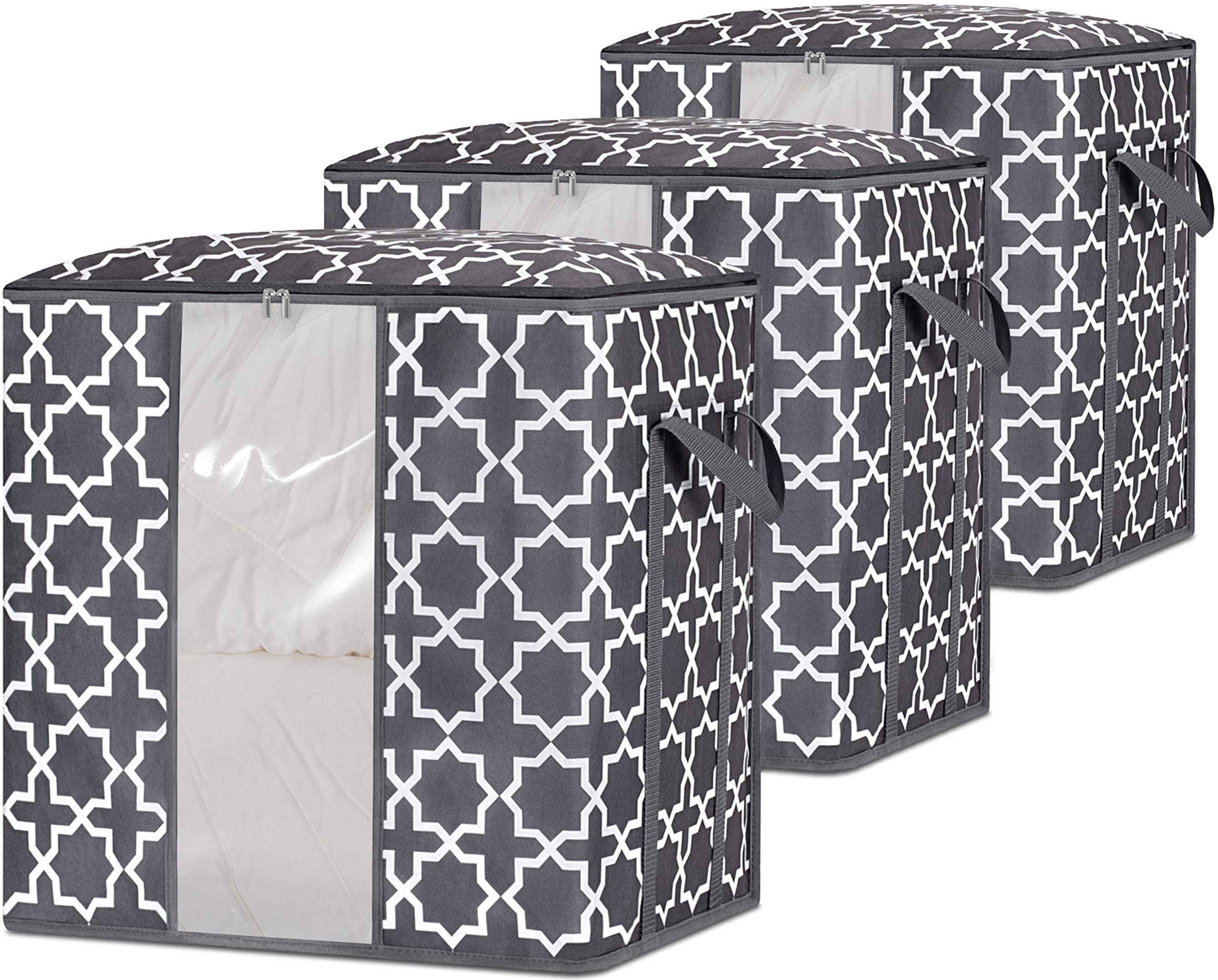 GhvyenntteS Large Capacity Clothes Storage Bag Organizer