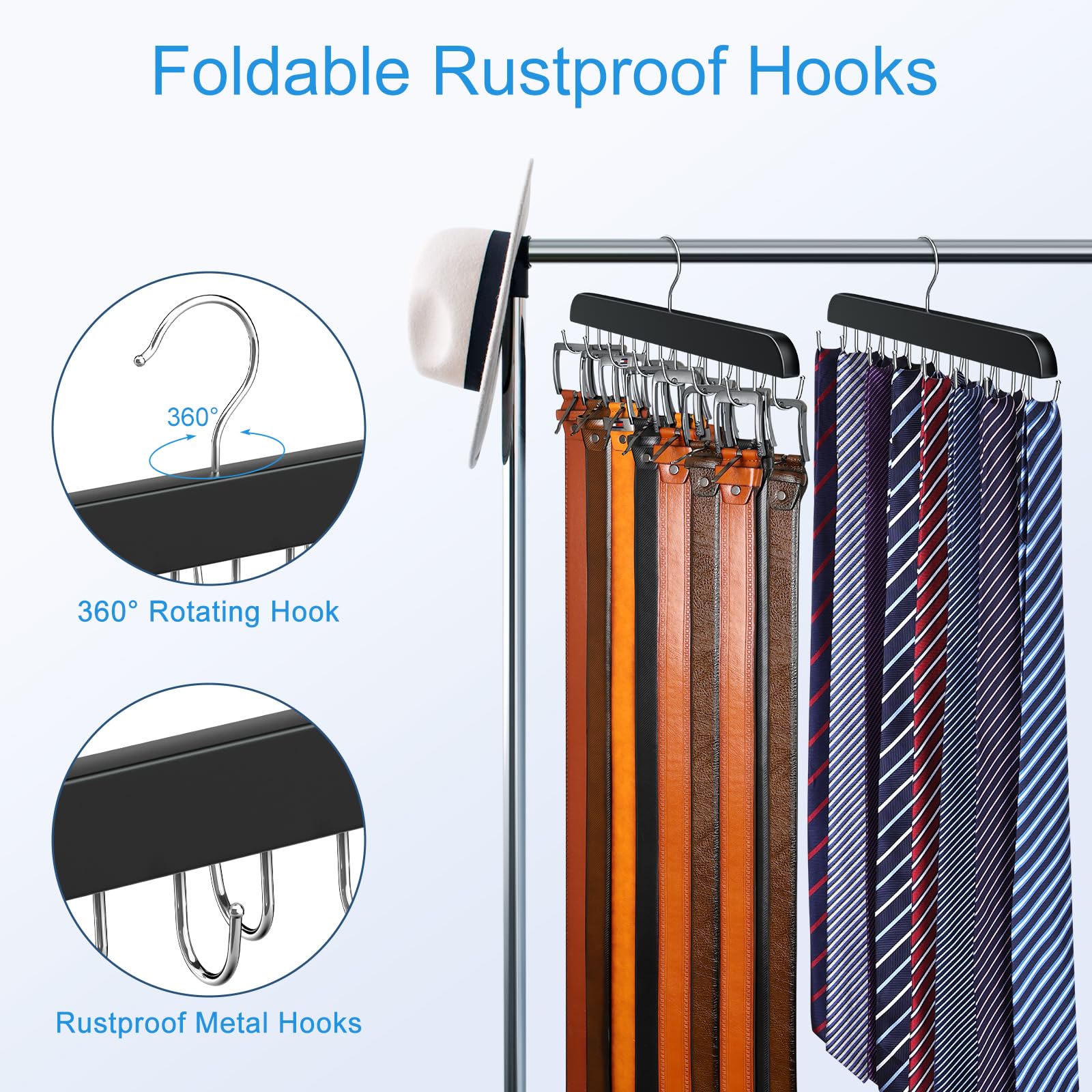 Belt Hanger Belt Organizer for Closet