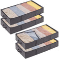 Lifewit 95L Under Bed Storage Containers, Large Capacity Blanket Storage Bags with Reinforced Handle, Organization and Storage for Comforters, Sheets, Clothes, Bedroom, College Dorm