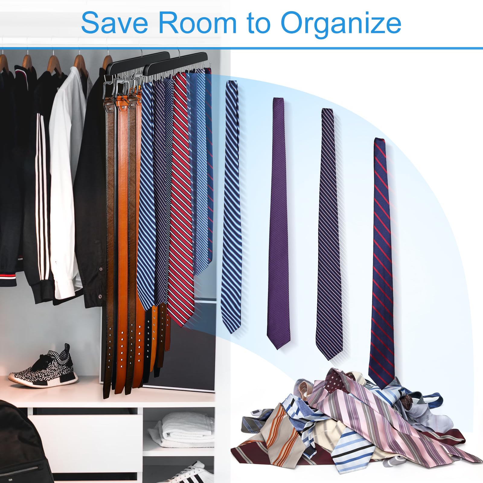 Belt Hanger Belt Organizer for Closet