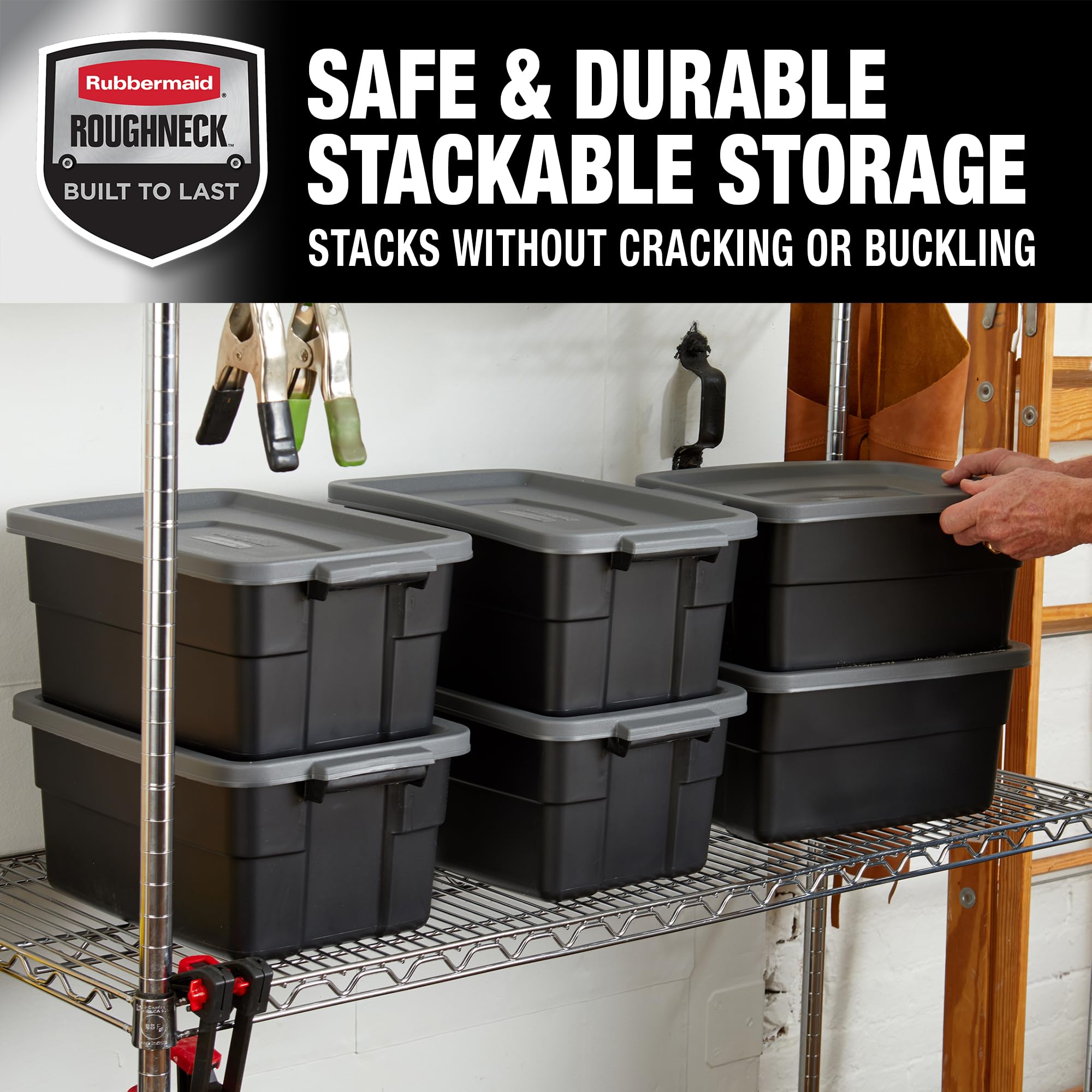 Rubbermaid Roughneck Black and Gray