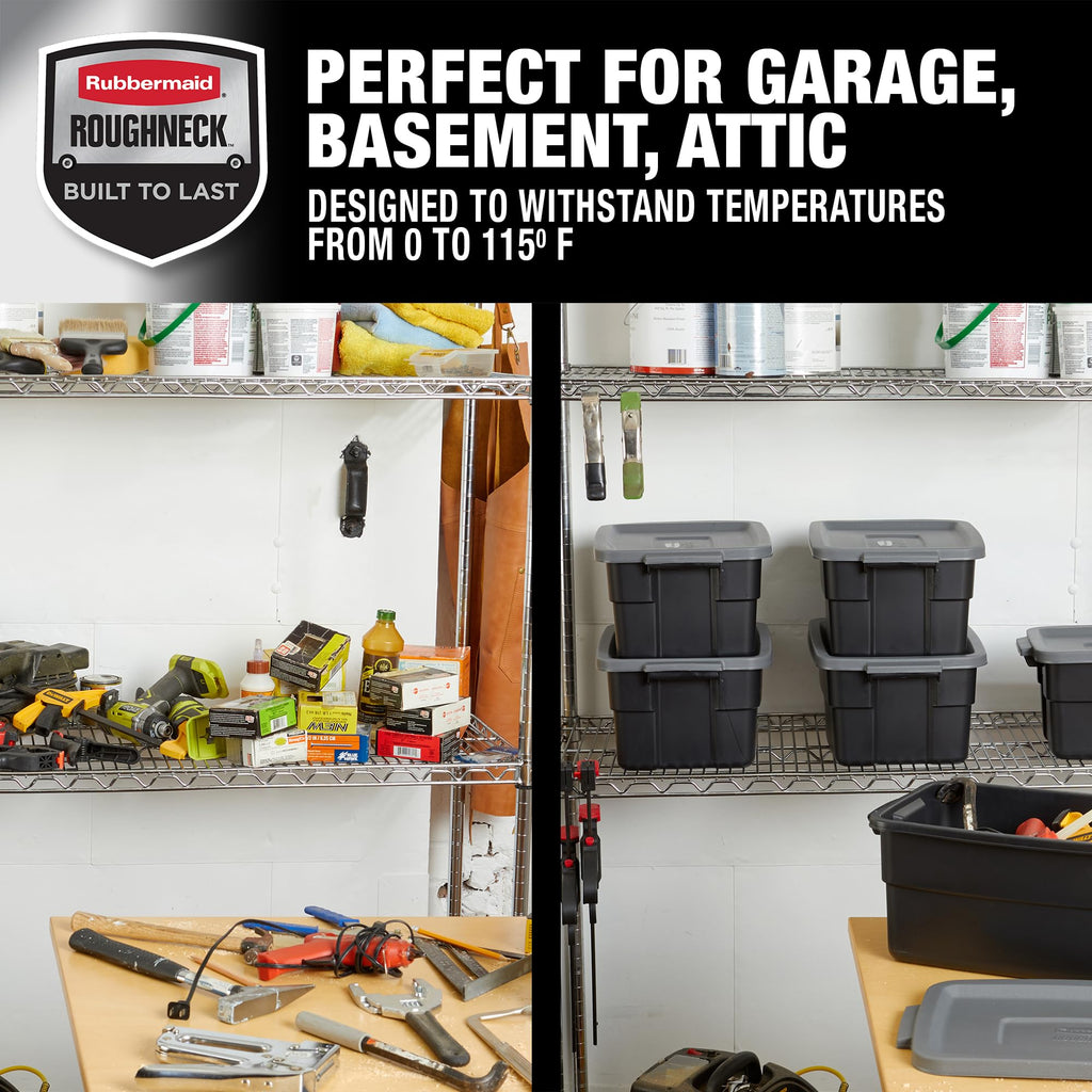Rubbermaid Roughneck Black and Gray